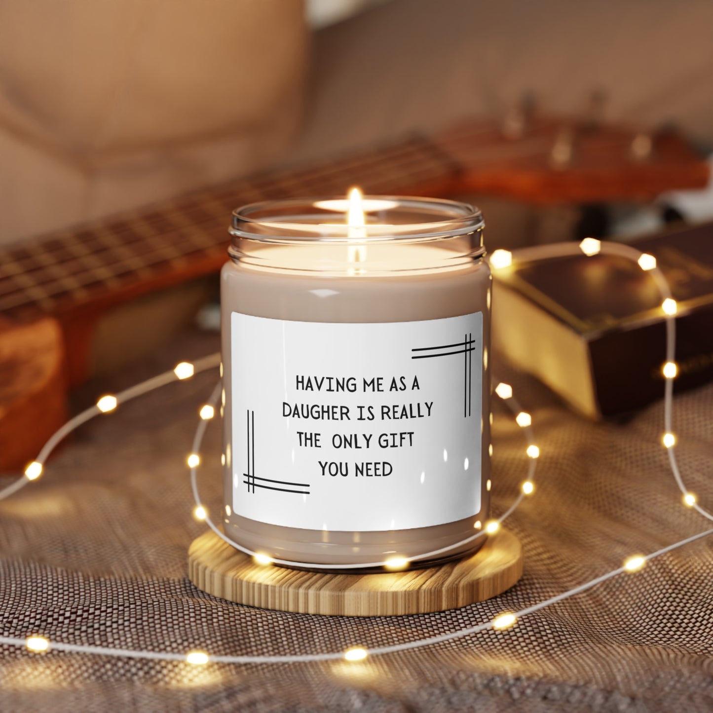 Gift for mom from Daughter- Scented Soy Candle