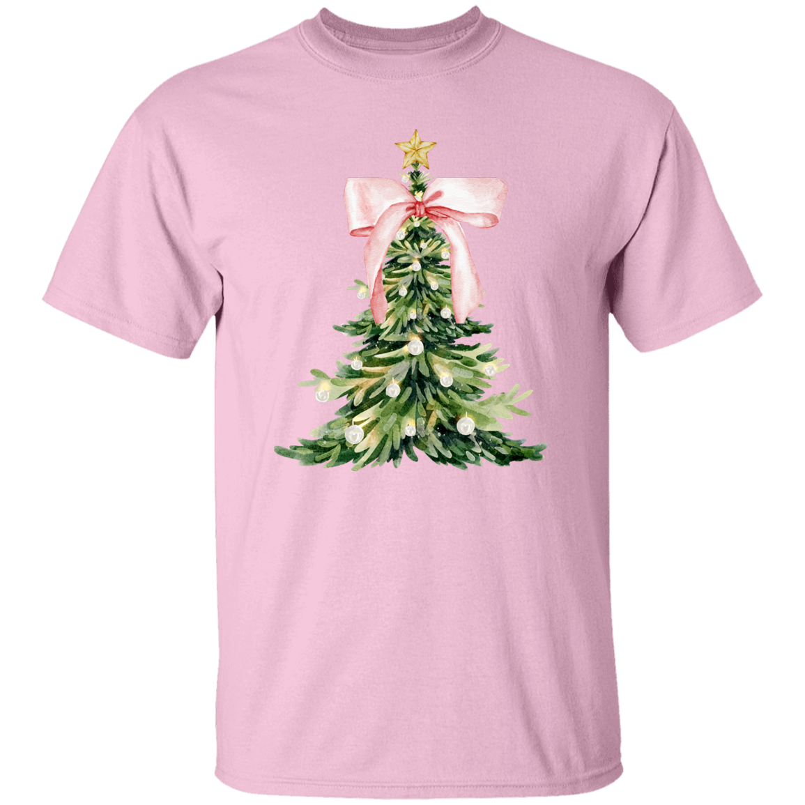 Christmas Tree Bow T- Shirt & Sweatshirt