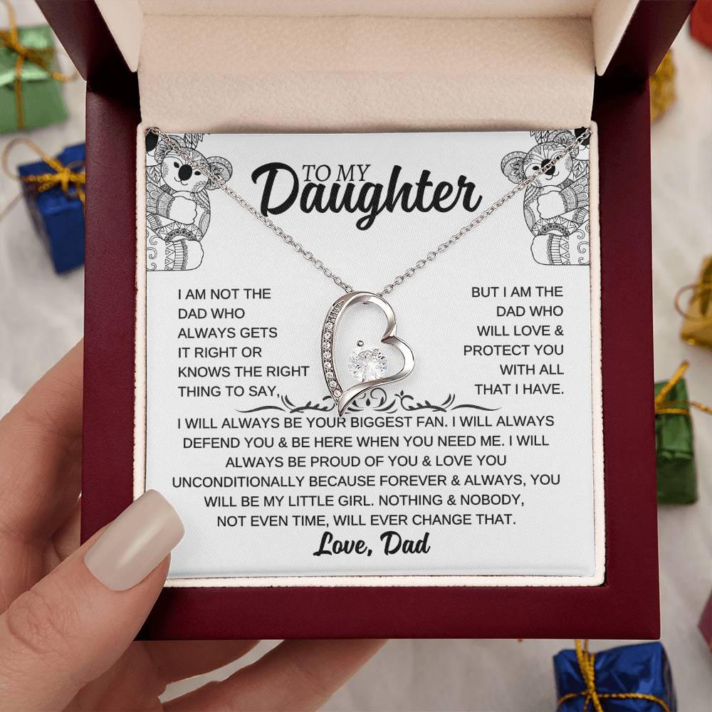 To My Daughter Necklace