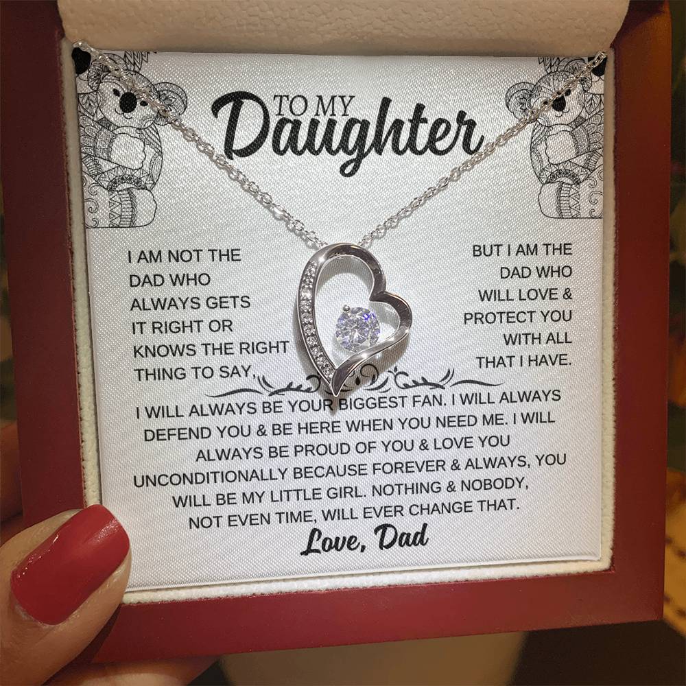 To My Daughter Necklace