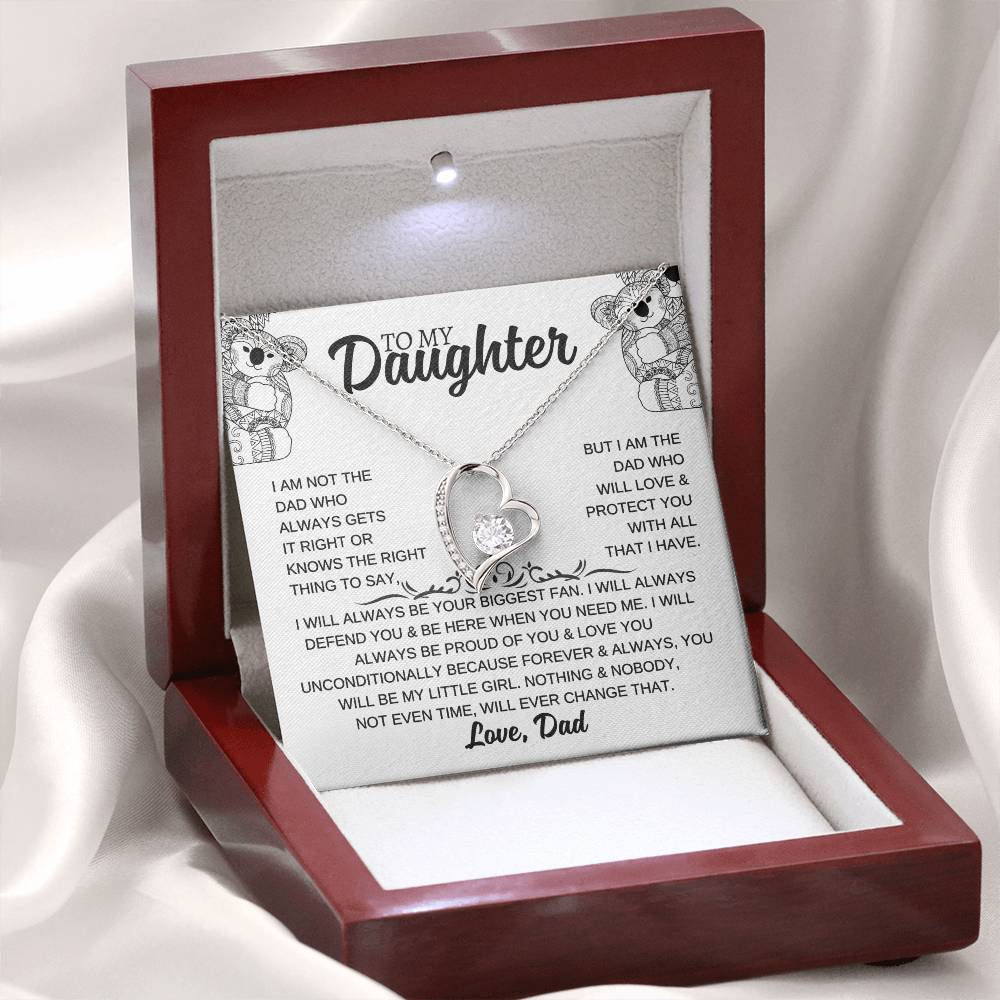 To My Daughter Necklace