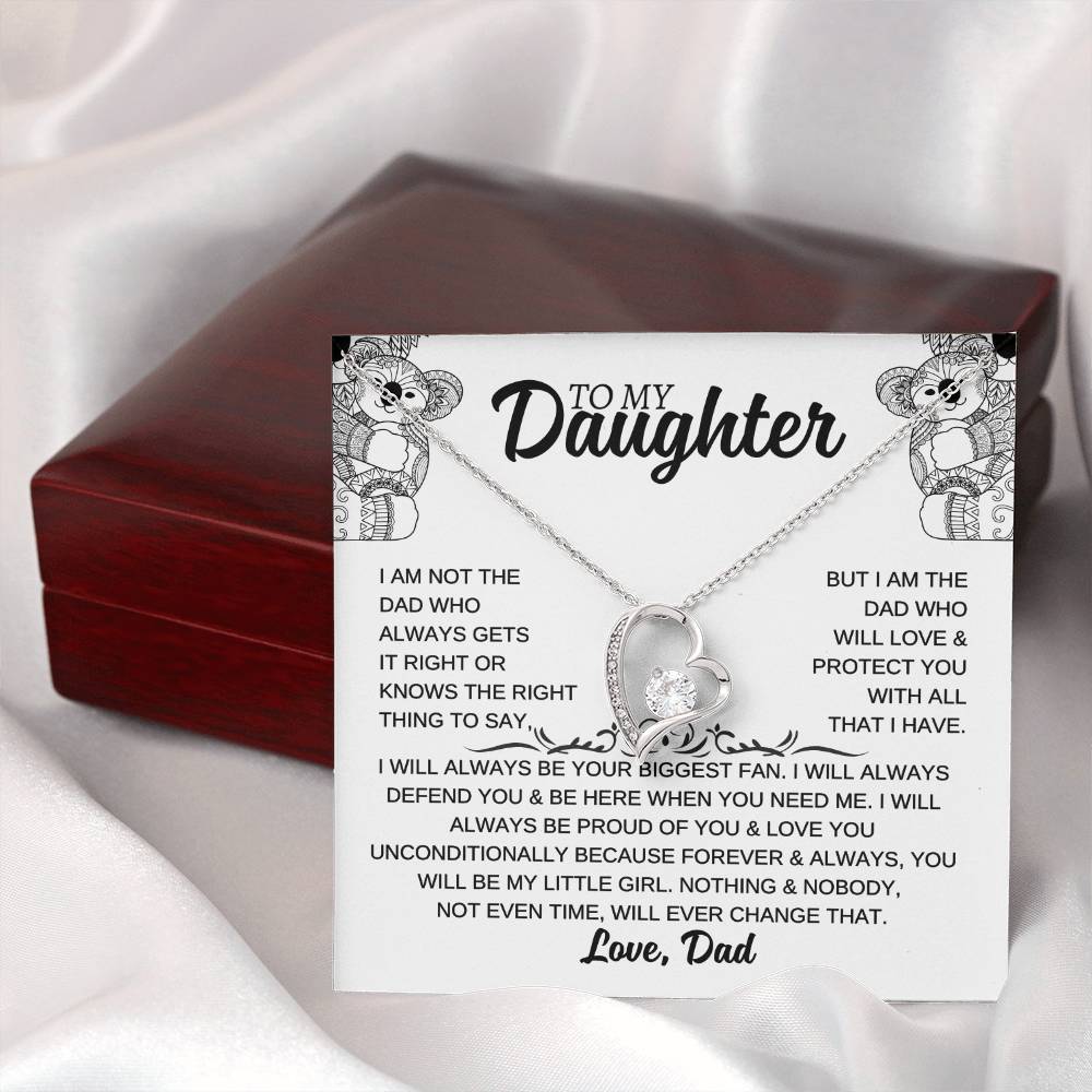 To My Daughter Necklace