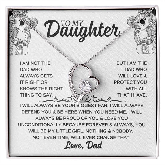 To My Daughter Necklace